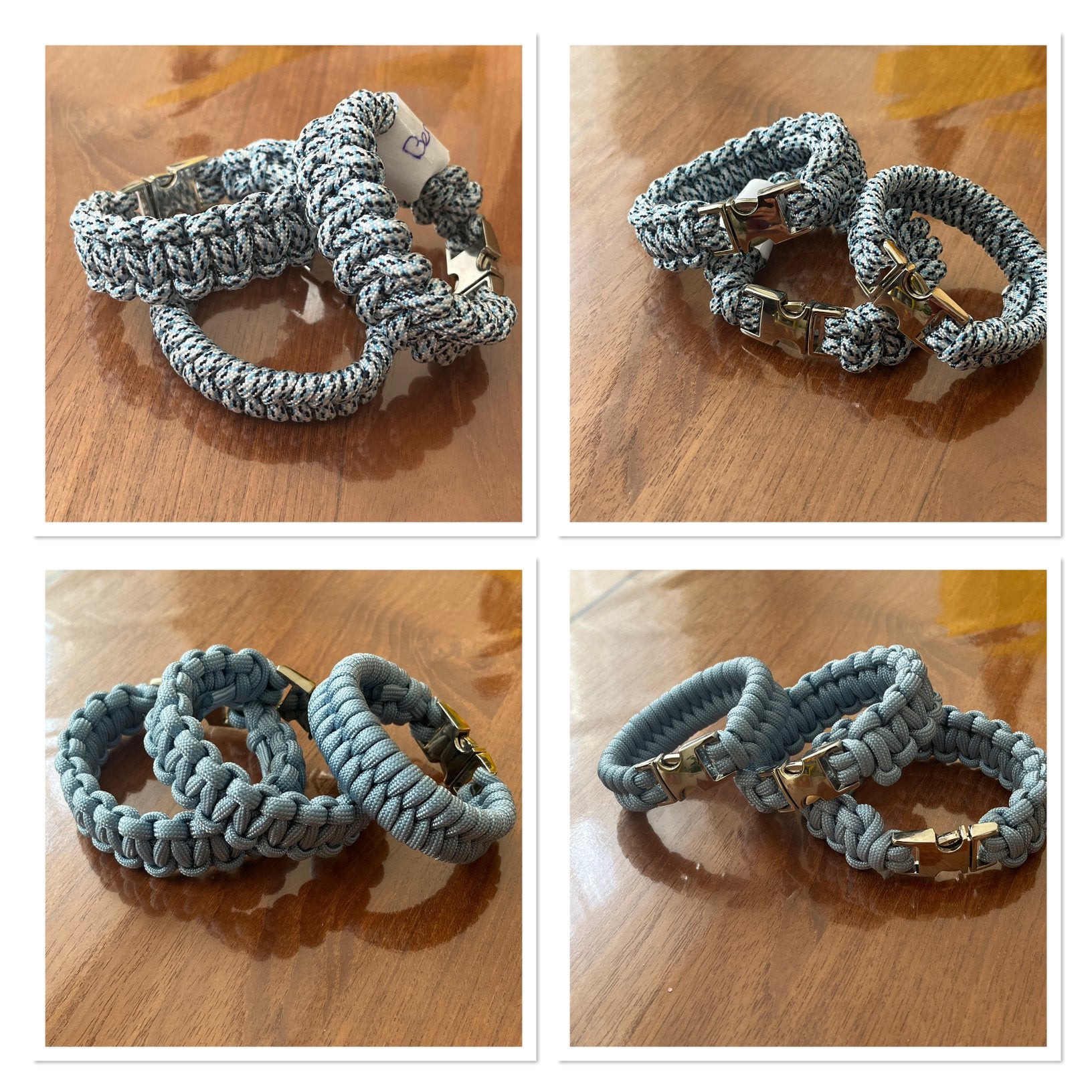 Paracord armbanden handgemaakt, Ophalen, Nieuw, Blauw
