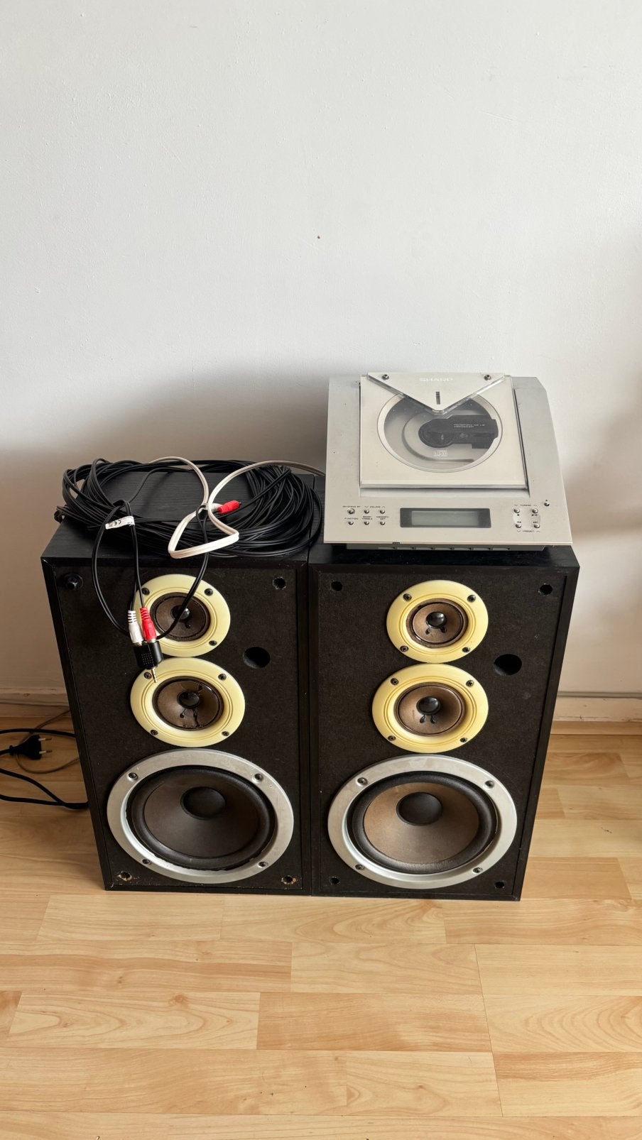 Sharp XL-1000 CD-speler met Pioneer S-Z93 speakers, Audio, Tv en Foto, Stereo-sets, Ophalen, Gebruikt, Losse componenten, Sharp