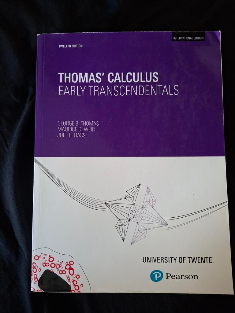 Thomas' Calculus Early Transcendentals - 12e editie, Boeken, Gelezen, Ophalen of Verzenden, WO, George B. Thomas, Maurice D. Weir, Joel R. Hass
