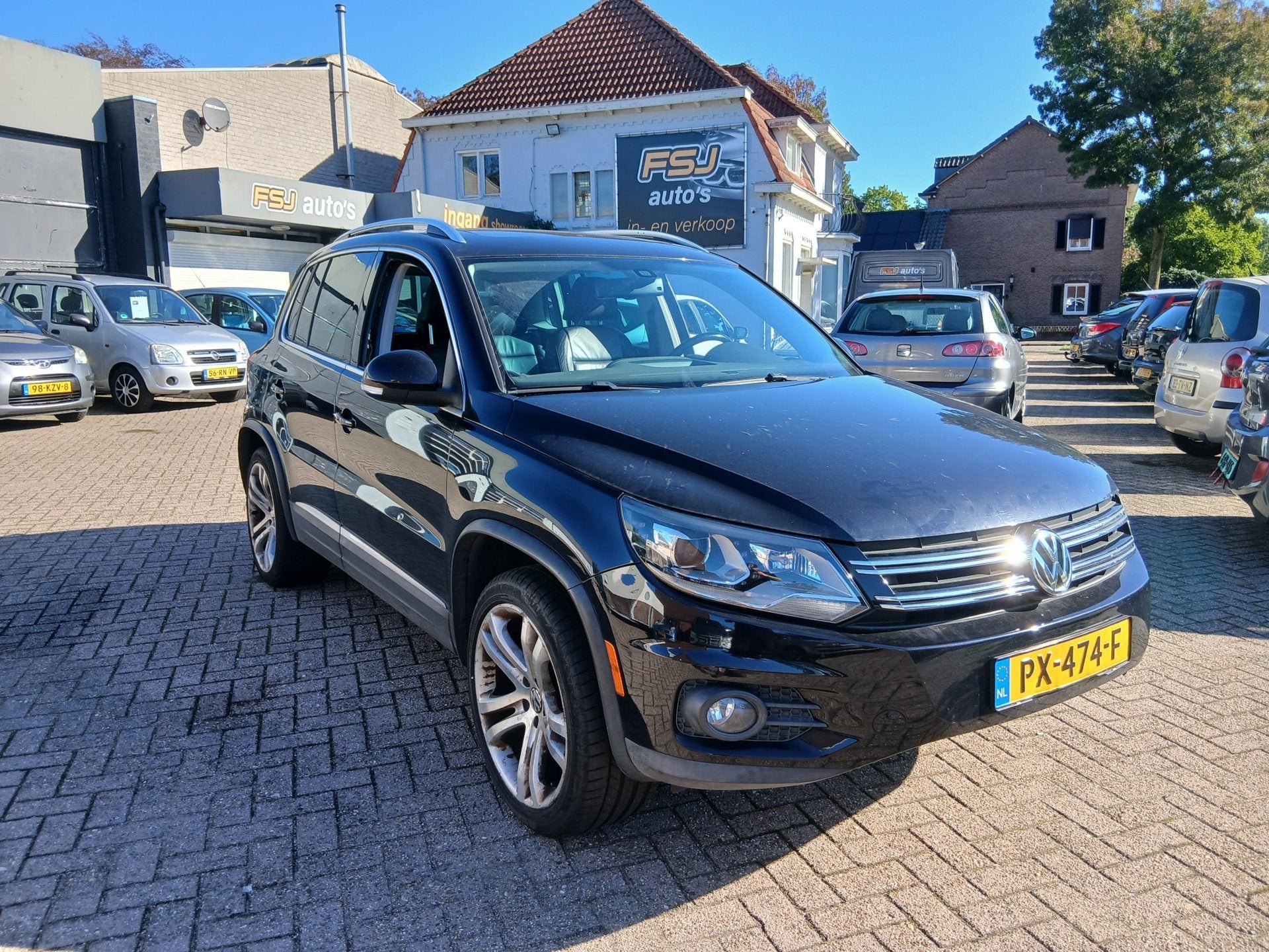 Volkswagen Tiguan 2.0 TSI 4MOTION R-LINE / DSG / LEES TEKST, Automaat, Euro 5, Gebruikt, Zwart