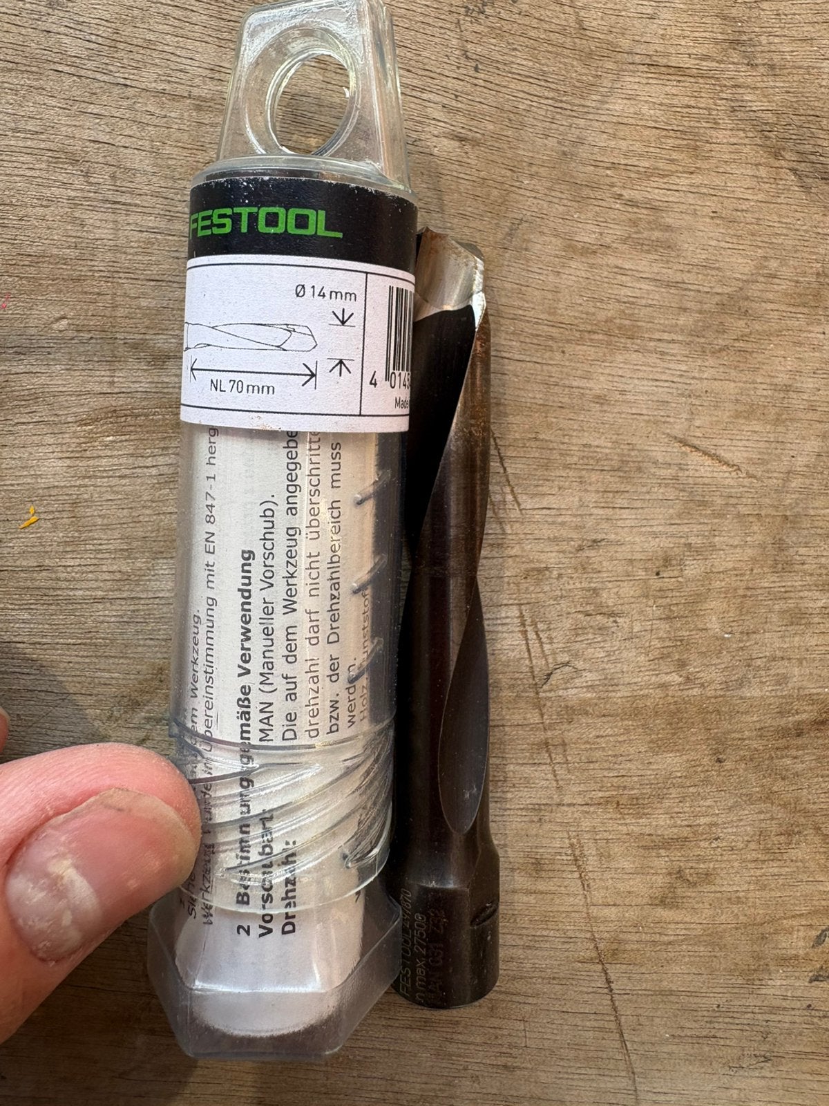 Festool df 700 freesjes, Ophalen of Verzenden, Zo goed als nieuw, Batterij