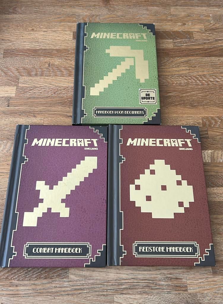 Minecraft boeken (combat,beginners,redstone), Ophalen, Zo goed als nieuw