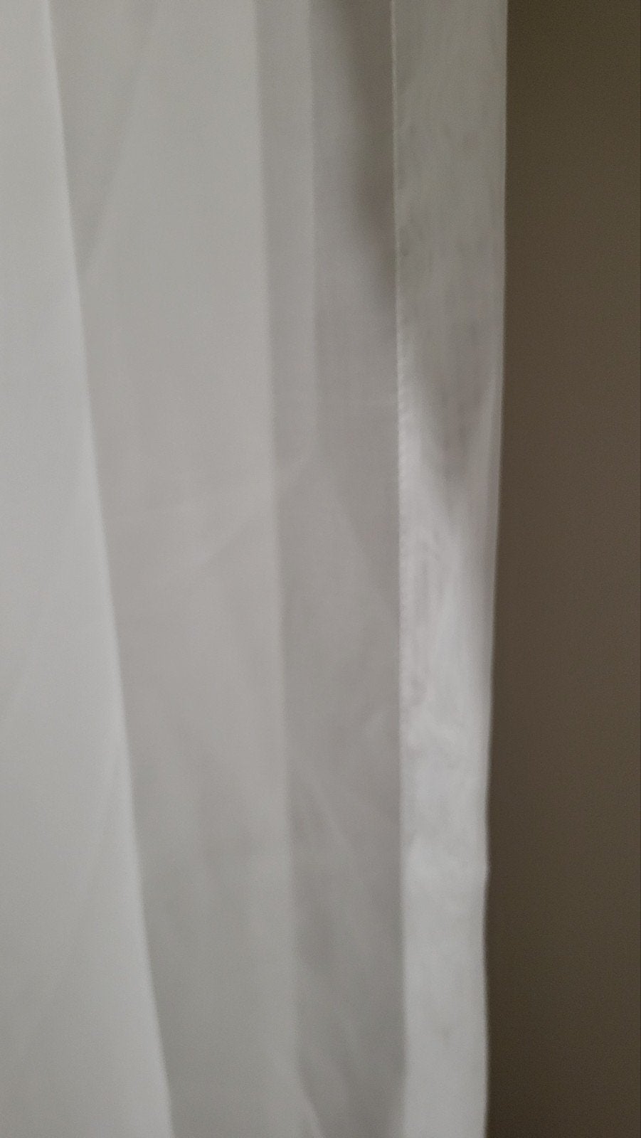 Witte inbetween vitrage - 1x 10x3m en 2x 3x3m, Huis en Inrichting, Gebruikt, Wit, Ophalen of Verzenden, Lichtdoorlatend