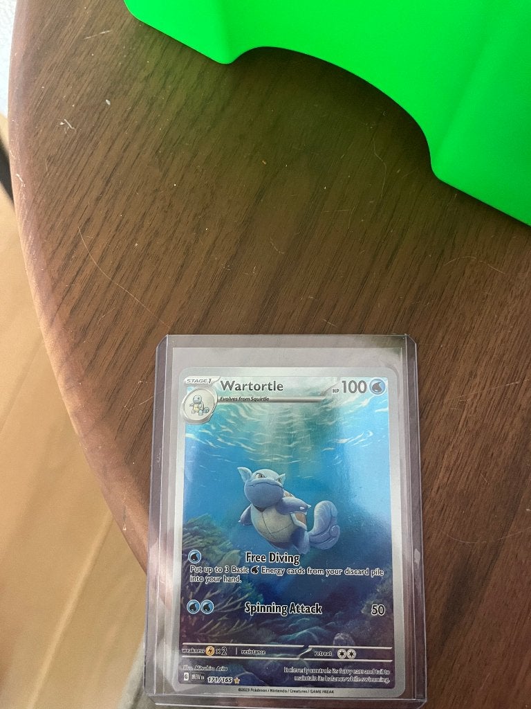 Pokémon - Wartortle 171/165, Ophalen of Verzenden, Nieuw, Speelkaart(en)
