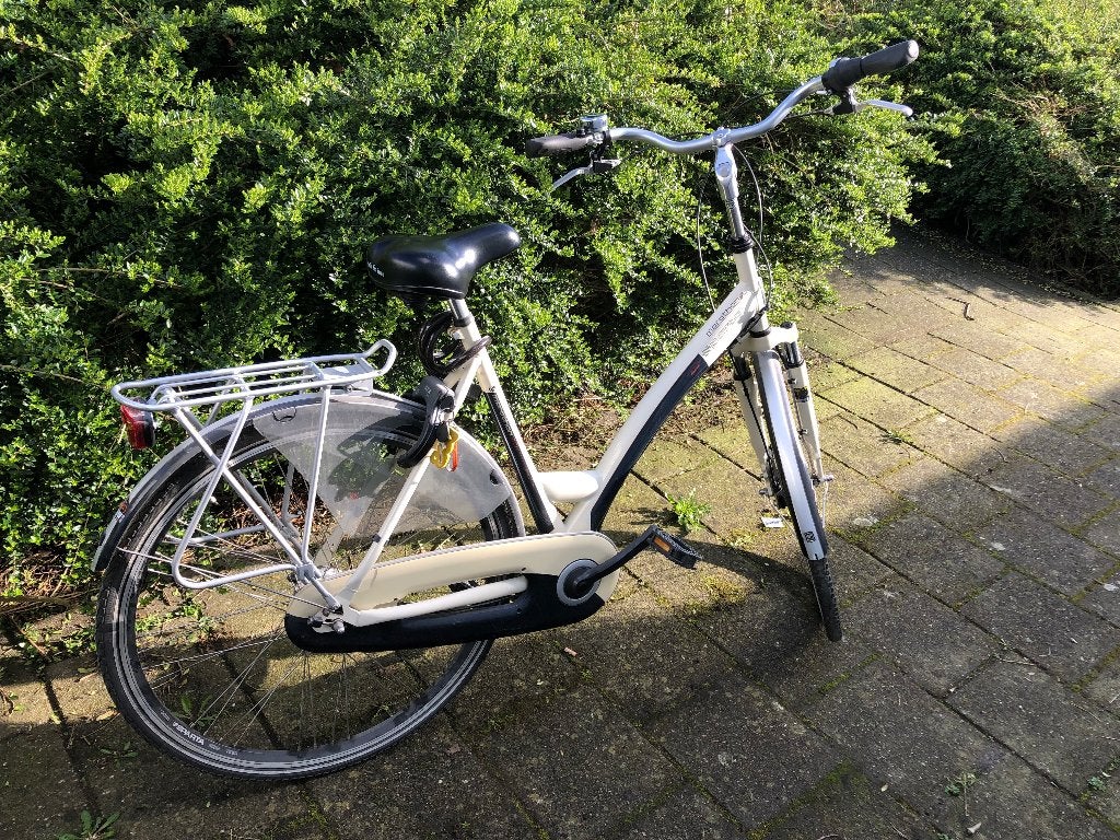 Damesfiets 28 inch, frame maat 55 cm, Ophalen, Sparta, 53 tot 56 cm, Versnellingen