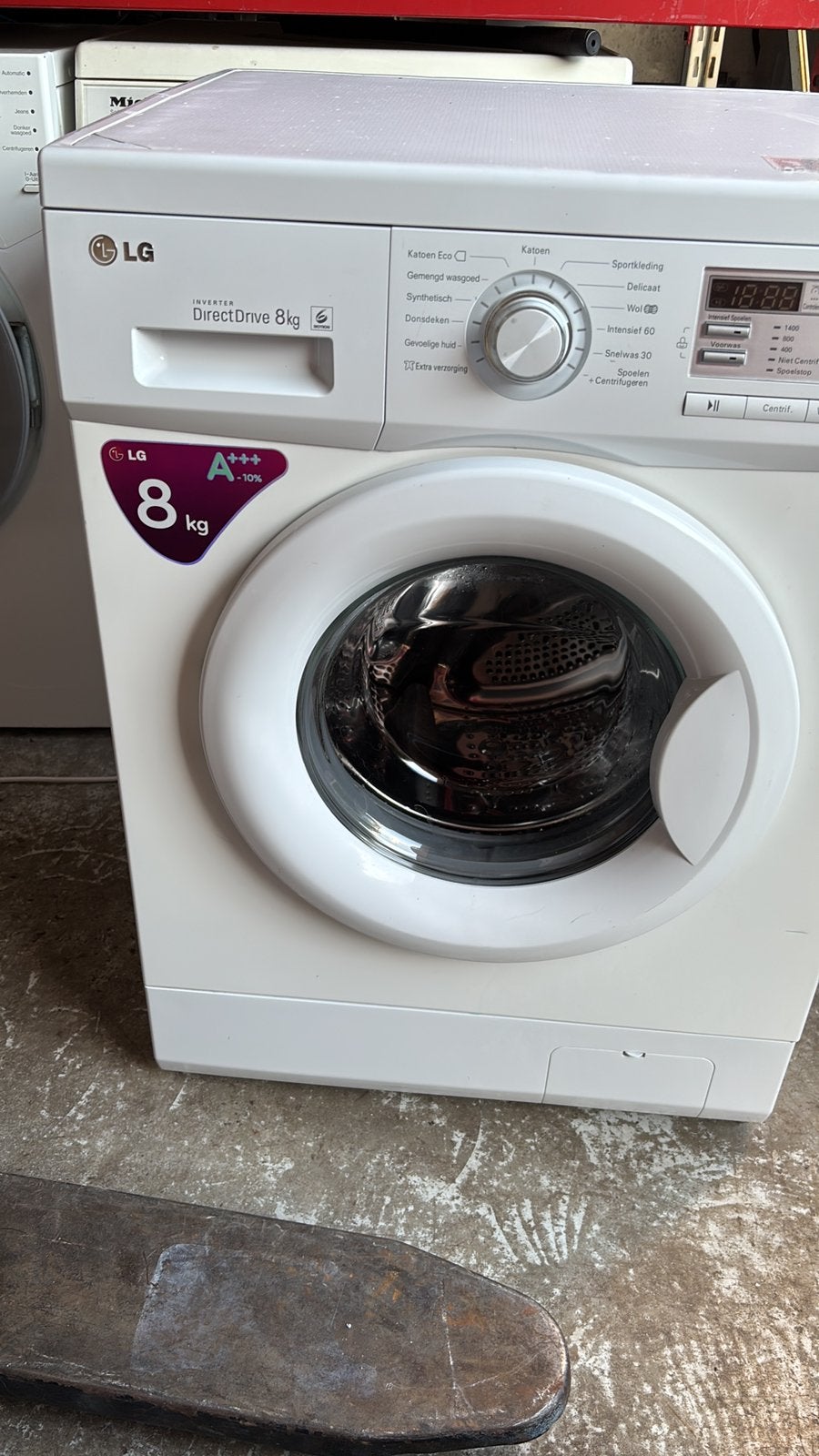 te koop lg 8 kg, Ophalen, Zo goed als nieuw, 85 tot 90 cm, 1200 tot 1600 toeren