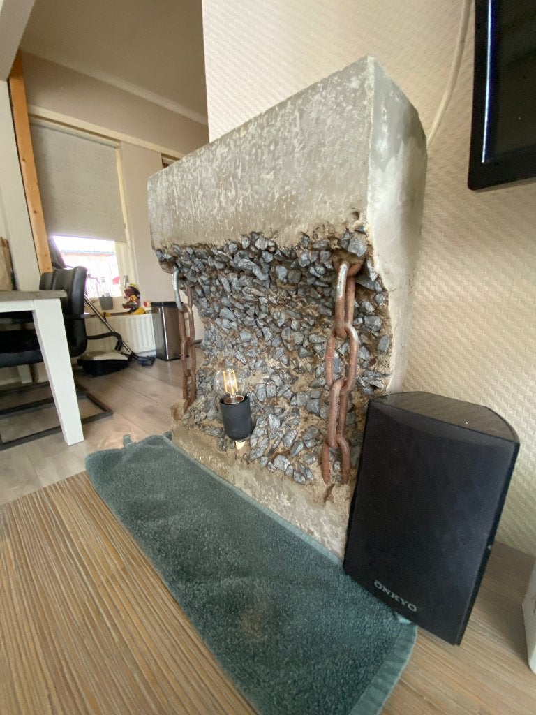 Industriële lamp, Ophalen, Led-lamp, E27 (groot), Zo goed als nieuw
