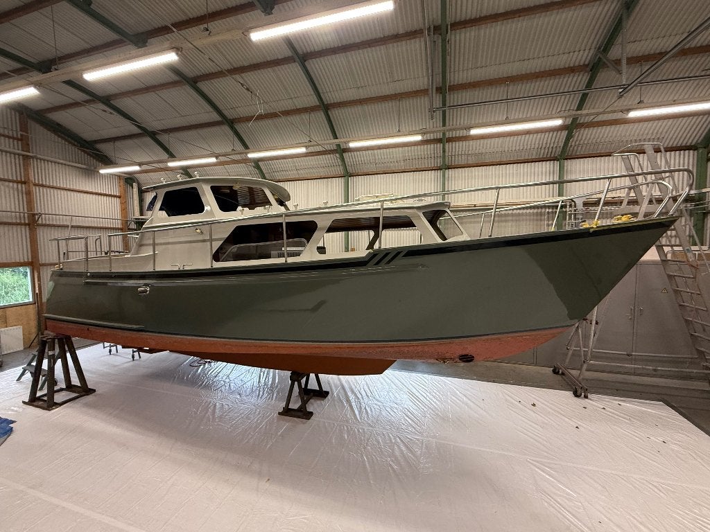 Langenbergkruiser  open kuip motorboot, Staal, Gebruikt, Diesel, Ophalen of Verzenden