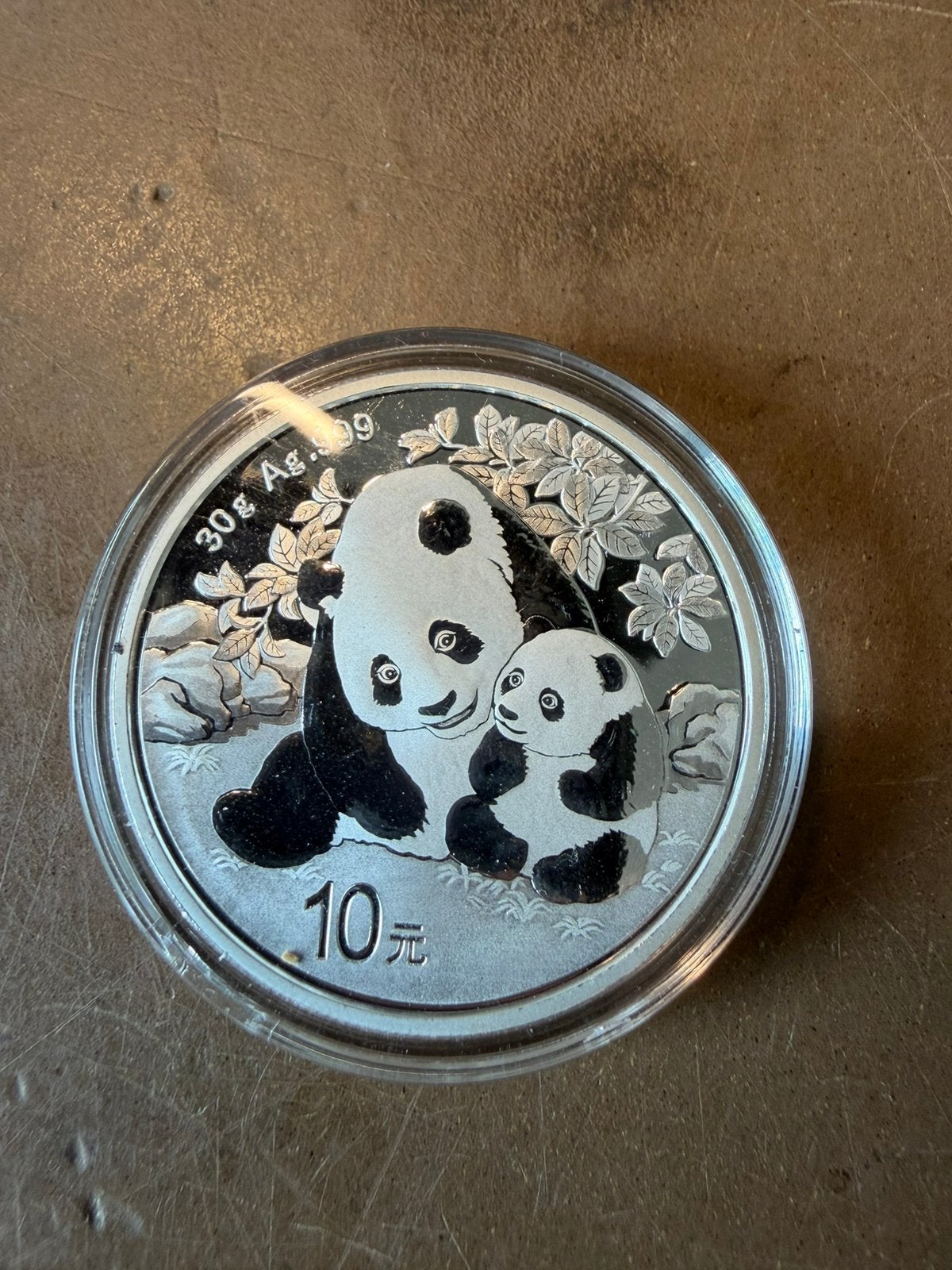 30 gram Panda div jaren, Ophalen of Verzenden, Zilver