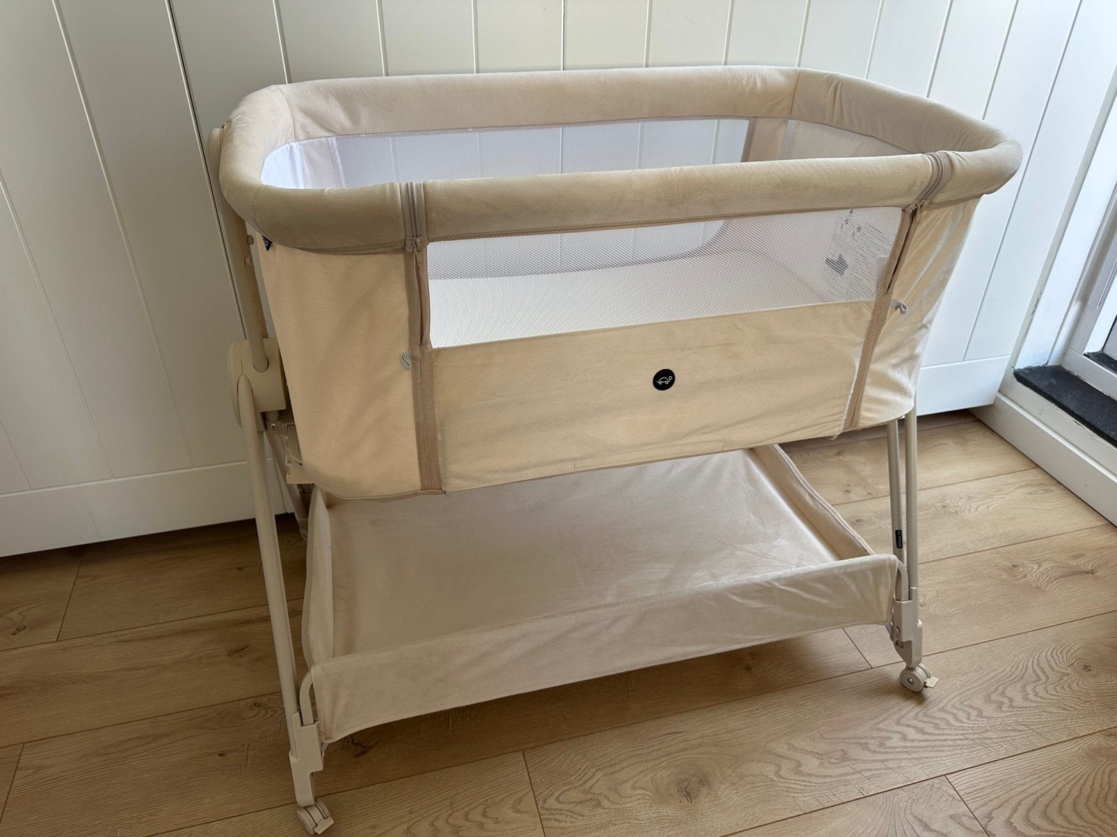 Puck co-sleeper Claire beige, Ophalen, Gebruikt, Wieg