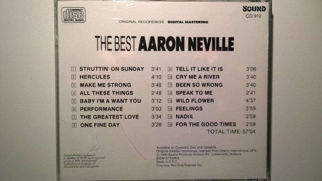 Aaron Neville - The Best, Ophalen of Verzenden, 1970 - 1979, Zo goed als nieuw, Soul of Nu Soul