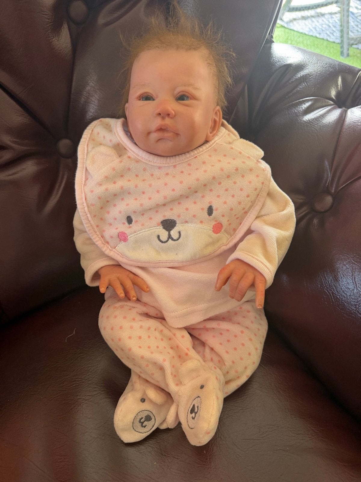 Realistische Reborn Babypop met Kleding, Kinderen en Baby's, Speelgoed | Poppen, Zo goed als nieuw, Babypop, Ophalen