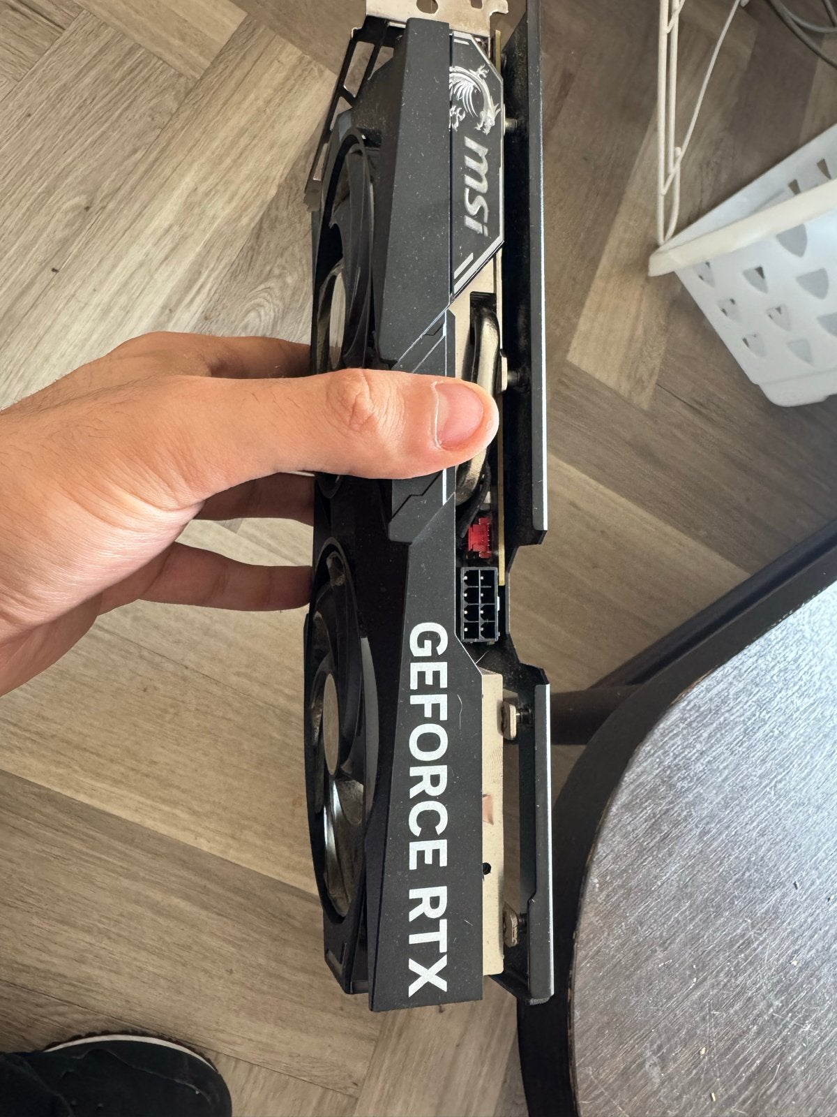 MSI GeForce RTX 4060 dual fan, Computers en Software, Videokaarten, PCI-Express 3, Gebruikt, GDDR6, Ophalen of Verzenden