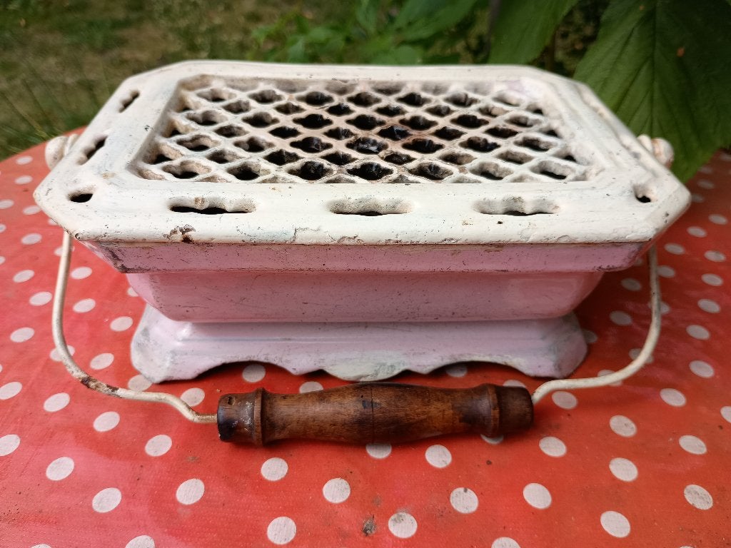 Rechaud gietijzer, emaille, Ophalen