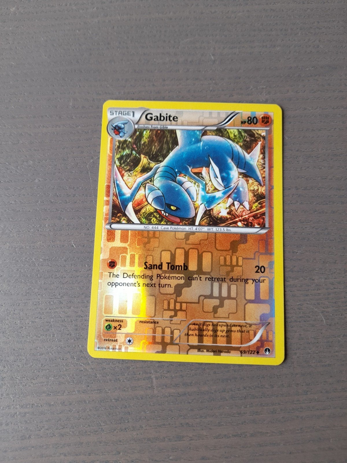 Breakpoint 69/122 gabite reverse, Ophalen of Verzenden, Gebruikt, Losse kaart, Foil