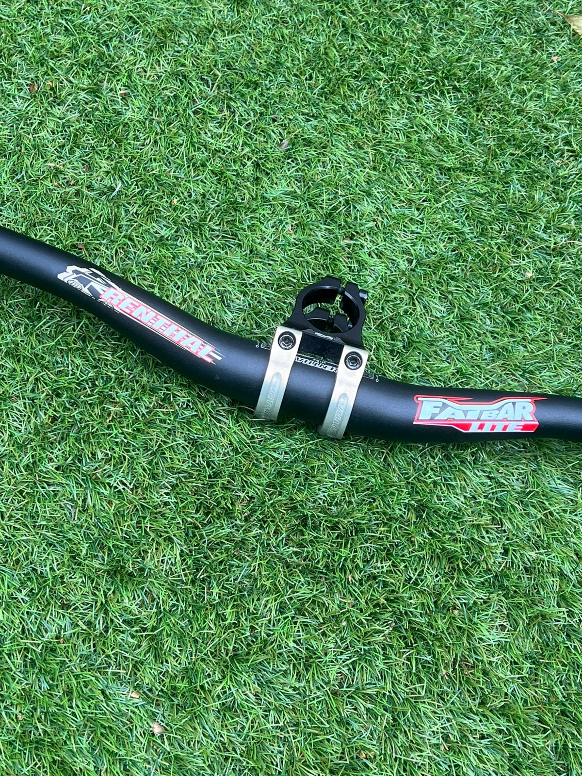 Renthal fatbar lite mtb stuur + stem, Ophalen of Verzenden, Gebruikt, Mountainbike
