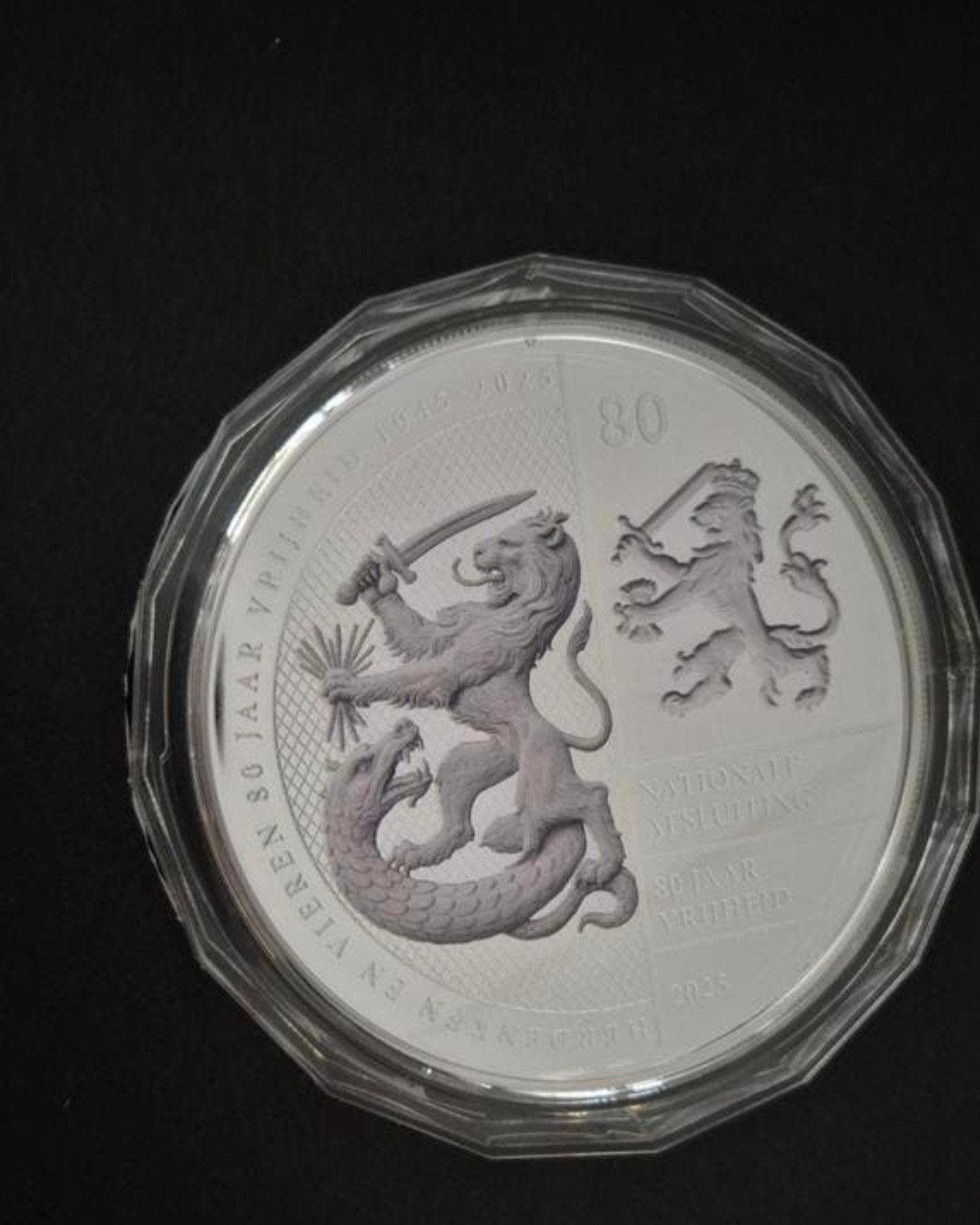 Zilveren Herdenkingsmunt 80-jarige Oorlog, 500 gram, Postzegels en Munten, Munten | Nederland, Ophalen, Vóór koninkrijk, Zilver