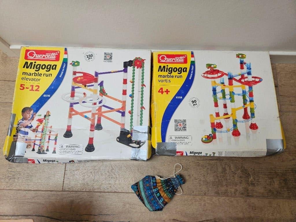 Migoga knikkerbanen, Ophalen, Zo goed als nieuw, Bouwen