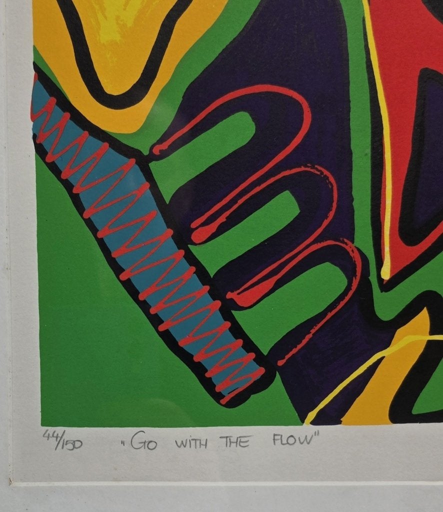 1075. Zeefdruk, Marianne Naerebout, 1995, Antiek en Kunst, Ophalen, 1950 - 1999, 48 cm, 68 cm