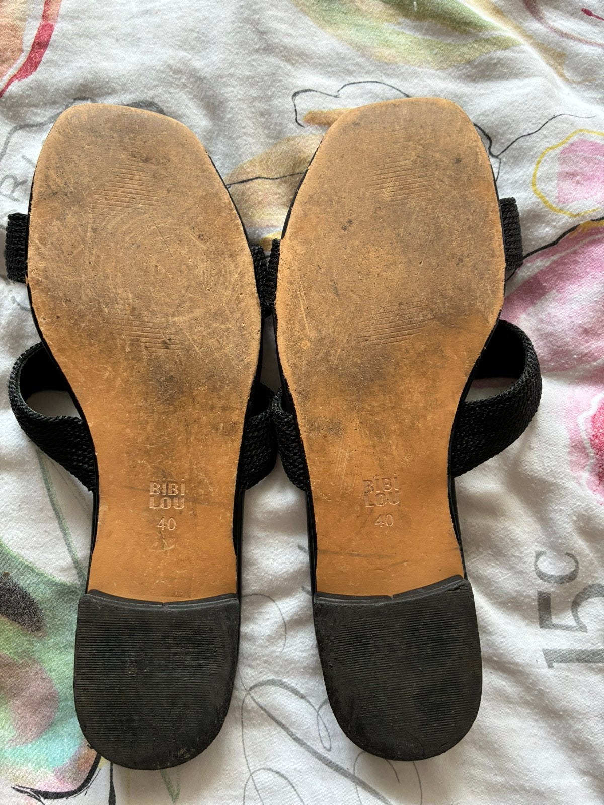 Bibi lou slippers maat 40 zwart, Ophalen of Verzenden, Gedragen, Zwart