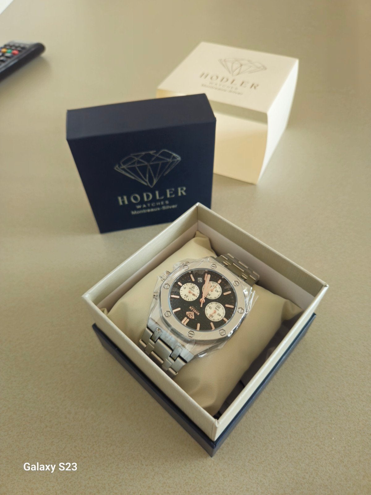HODLER Heren Horloge - Nieuw in Doos, Staal, Staal, Polshorloge, Nieuw