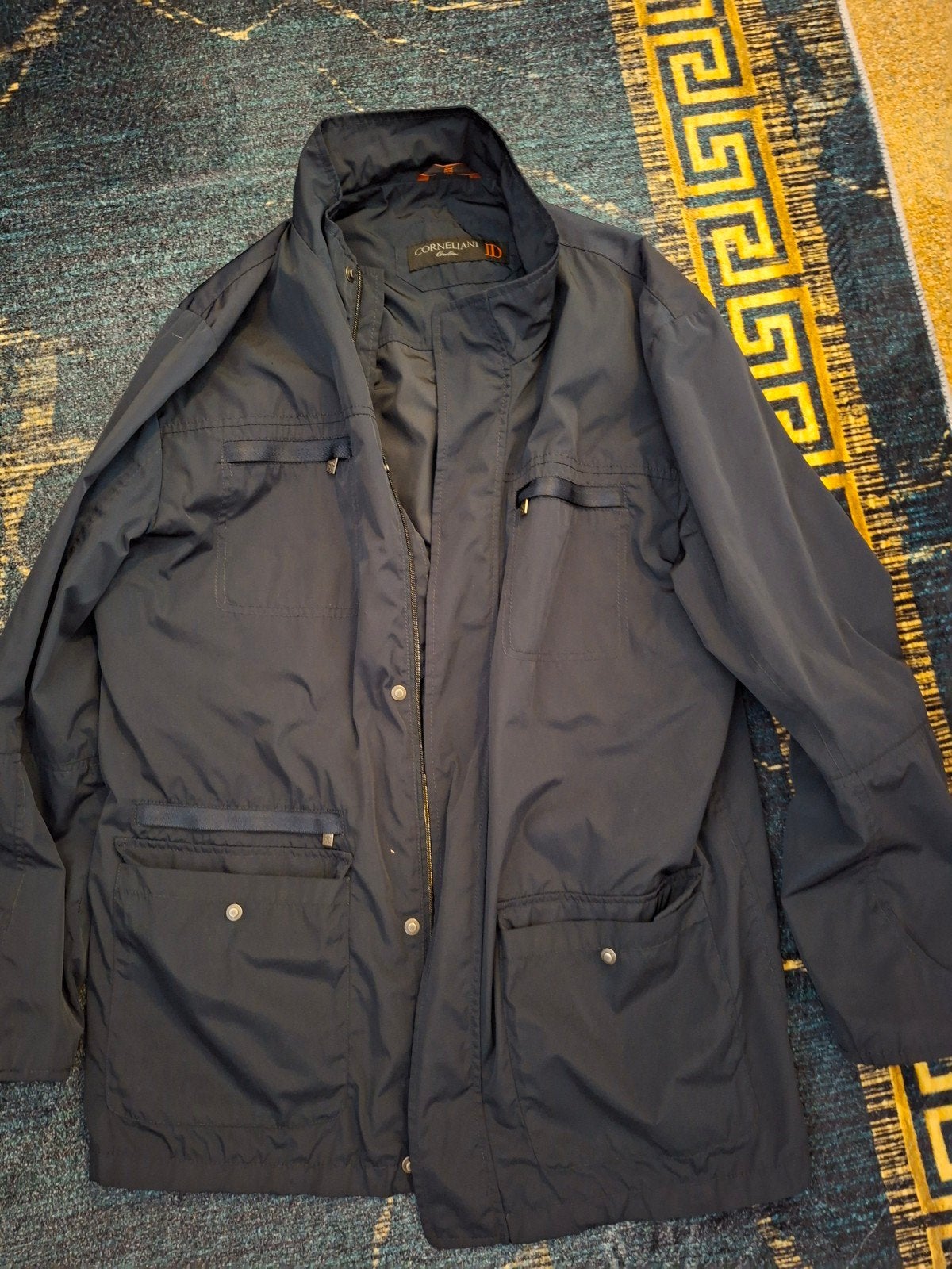 Corneliani ID Heren Jas -  Donkerblauw, Zo goed als nieuw, Corneliani ID, Zo goed als nieuw, Verzenden, Maat 48/50 (M)