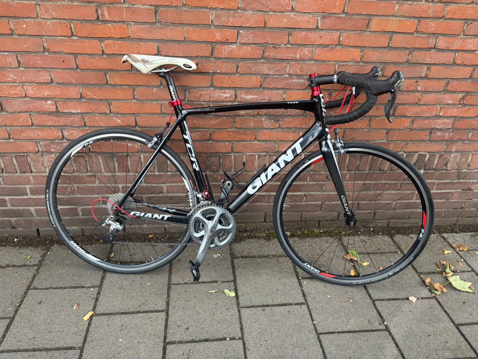Giant TCR, Fietsen en Brommers, Fietsen | Racefietsen, Ophalen, Carbon, Giant, Zo goed als nieuw