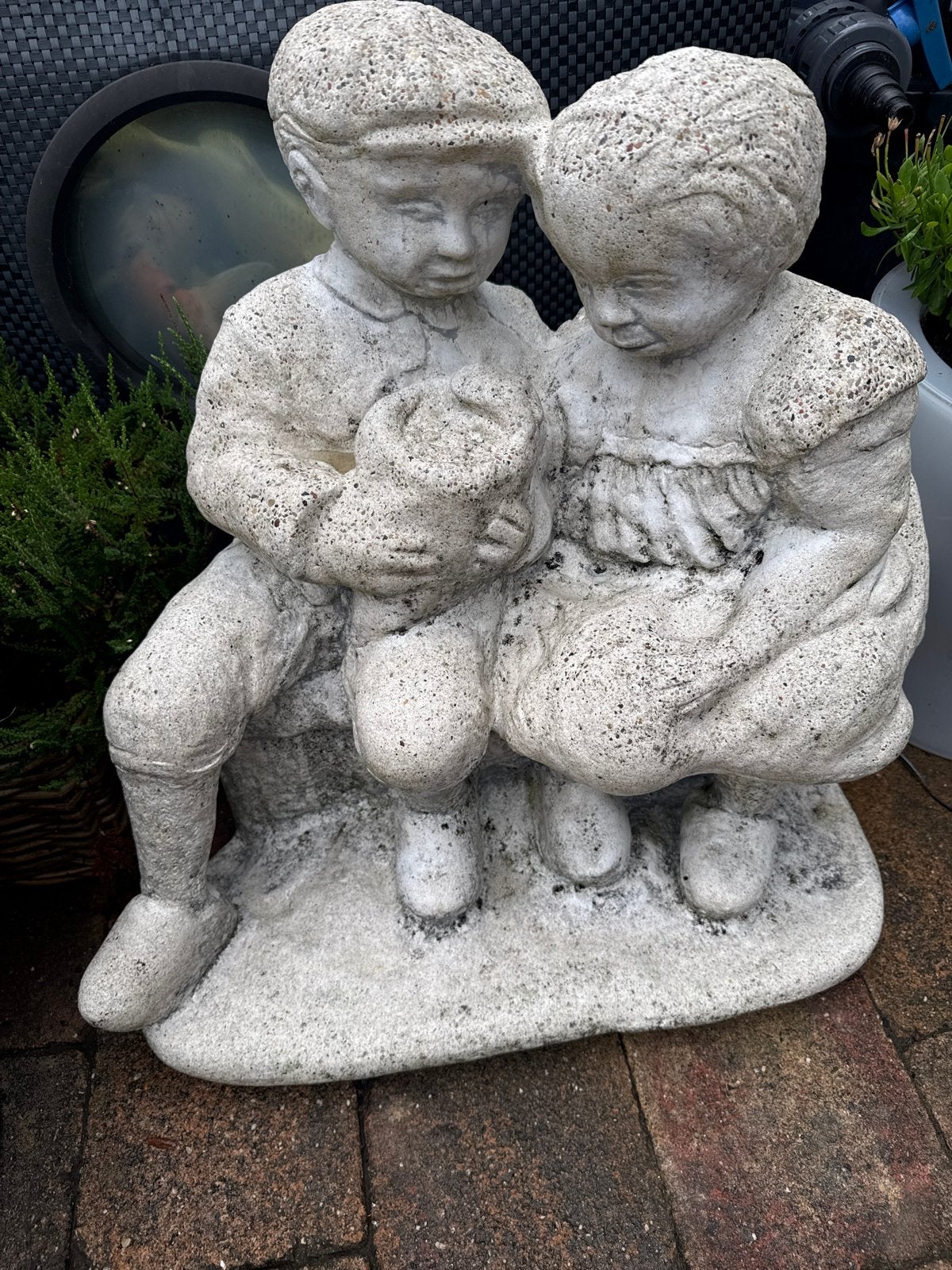 Betonnen Beeld  ot en sien Tuindecoratie, Tuin en Terras, Tuinbeelden, Ophalen, Gebruikt, Beton, Mensenbeeld