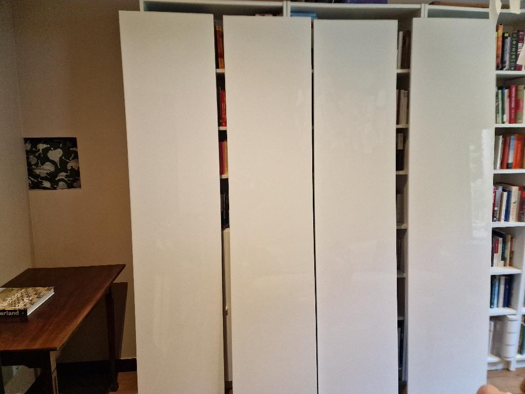 4x Fardal PAX deur hoogglans wit (50x229cm), Ophalen, 200 cm of meer, 50 tot 100 cm, Zo goed als nieuw