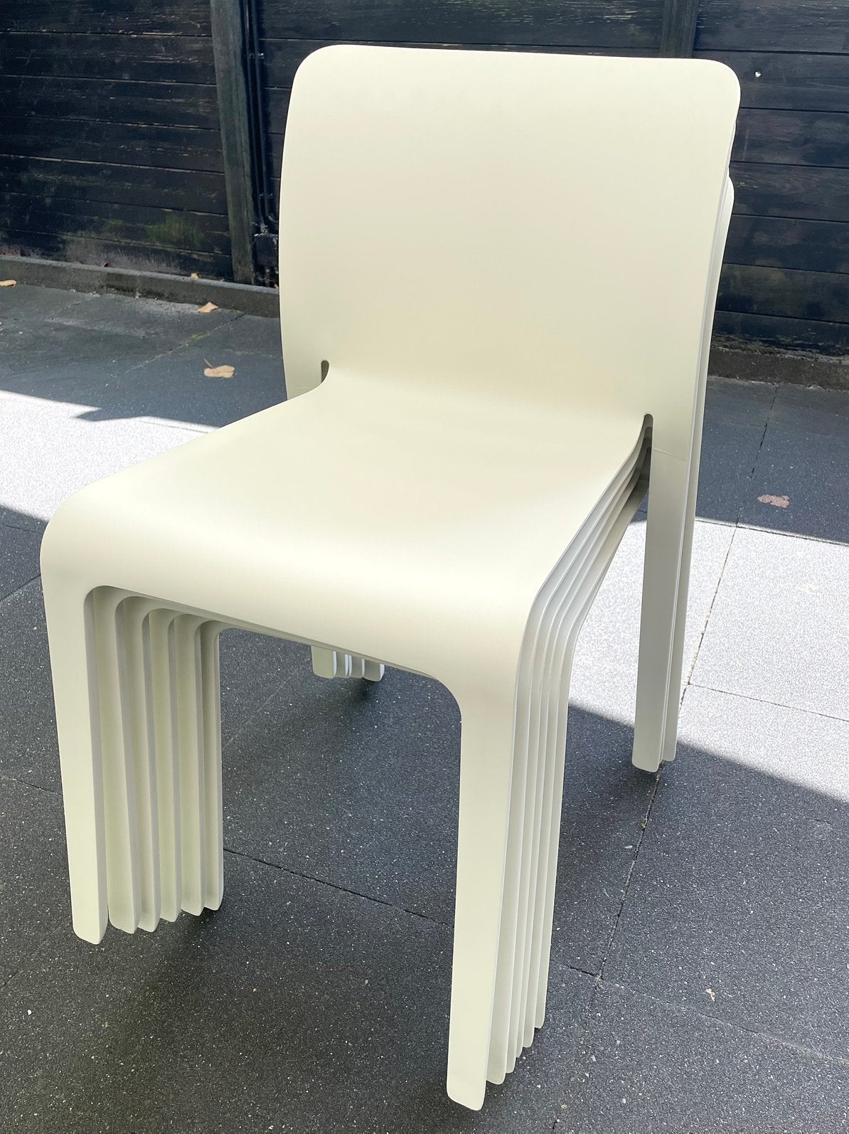 Magis First Chair – Set of 6 – White – Stefano Giovannoni, Huis en Inrichting, Ophalen, Gebruikt, Wit, Vijf, Zes of meer stoelen