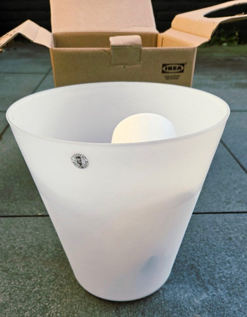 IKEA hanglamp - nieuwstaat, Ophalen of Verzenden, Modern, Minder dan 50 cm, Glas