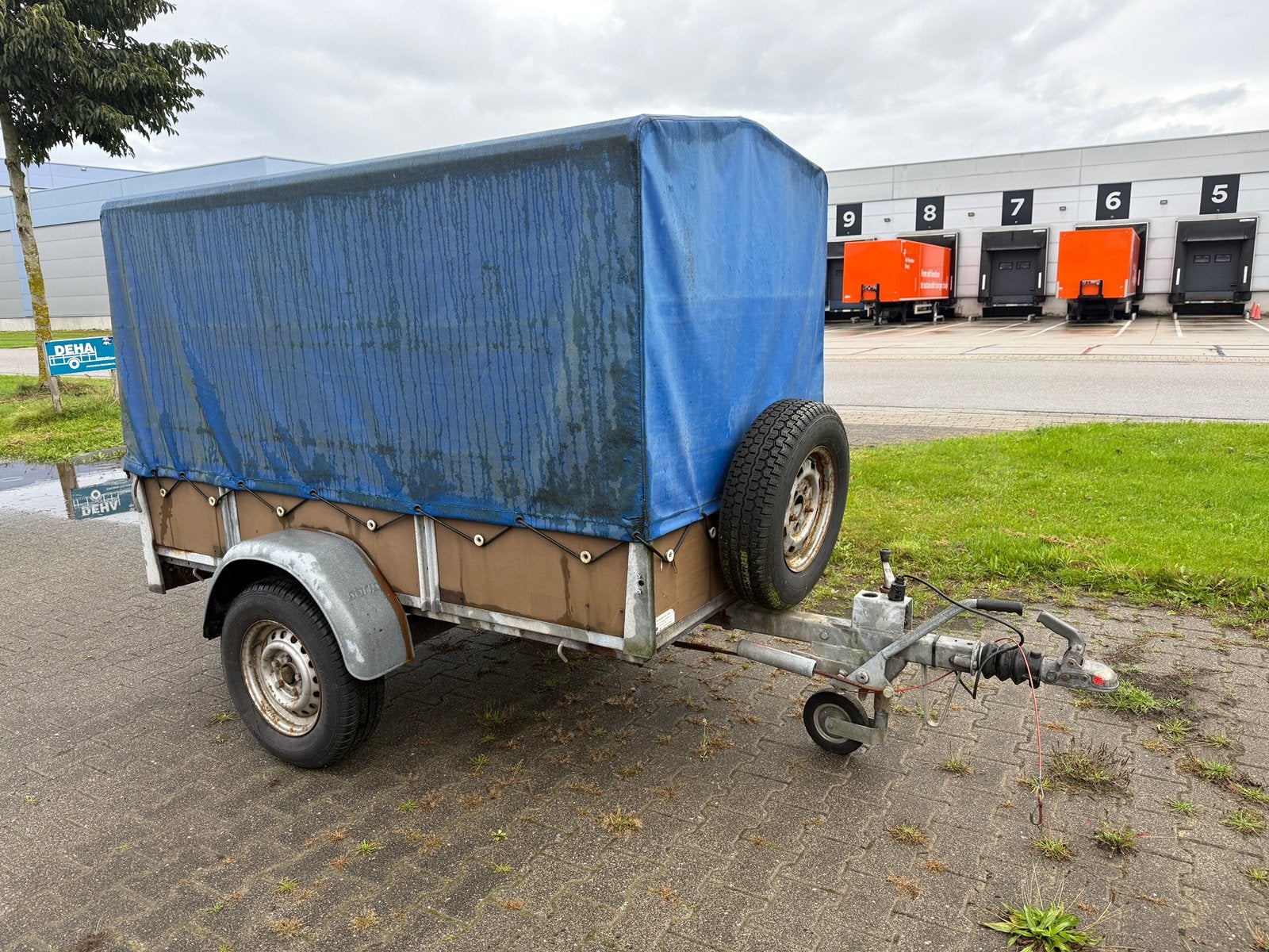 Aanhanger met huif, Ophalen, Gebruikt