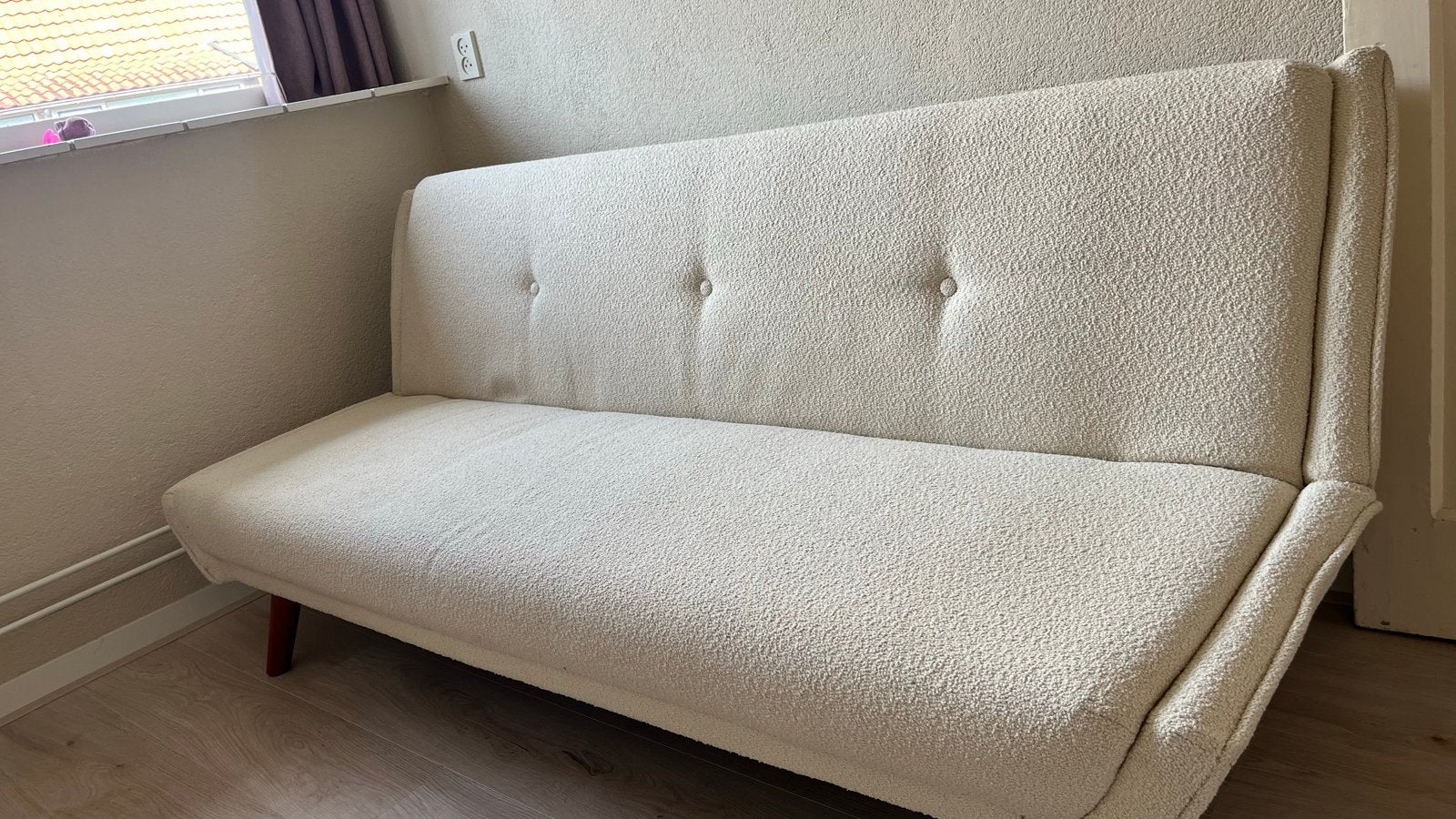 Slaapbank Nous Living (bouclé stof).