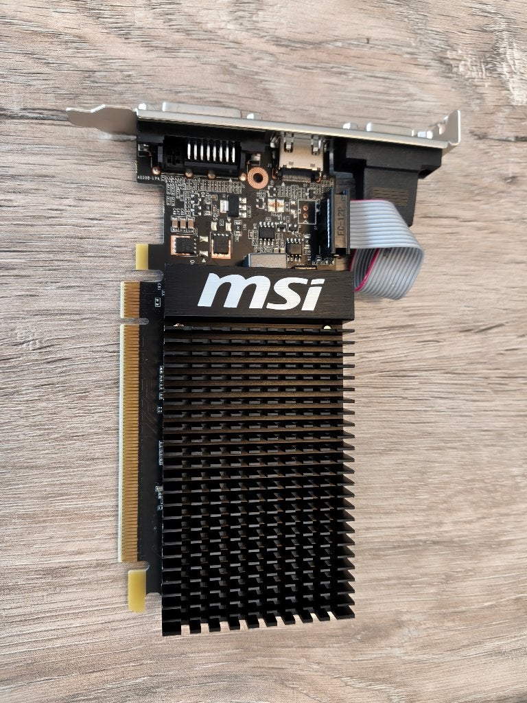 Videokaart MSI NVIDIA GeForce GT 710 2GD3H LP, Computers en Software, PCI-Express 2, GDDR3, HDMI, Nieuw