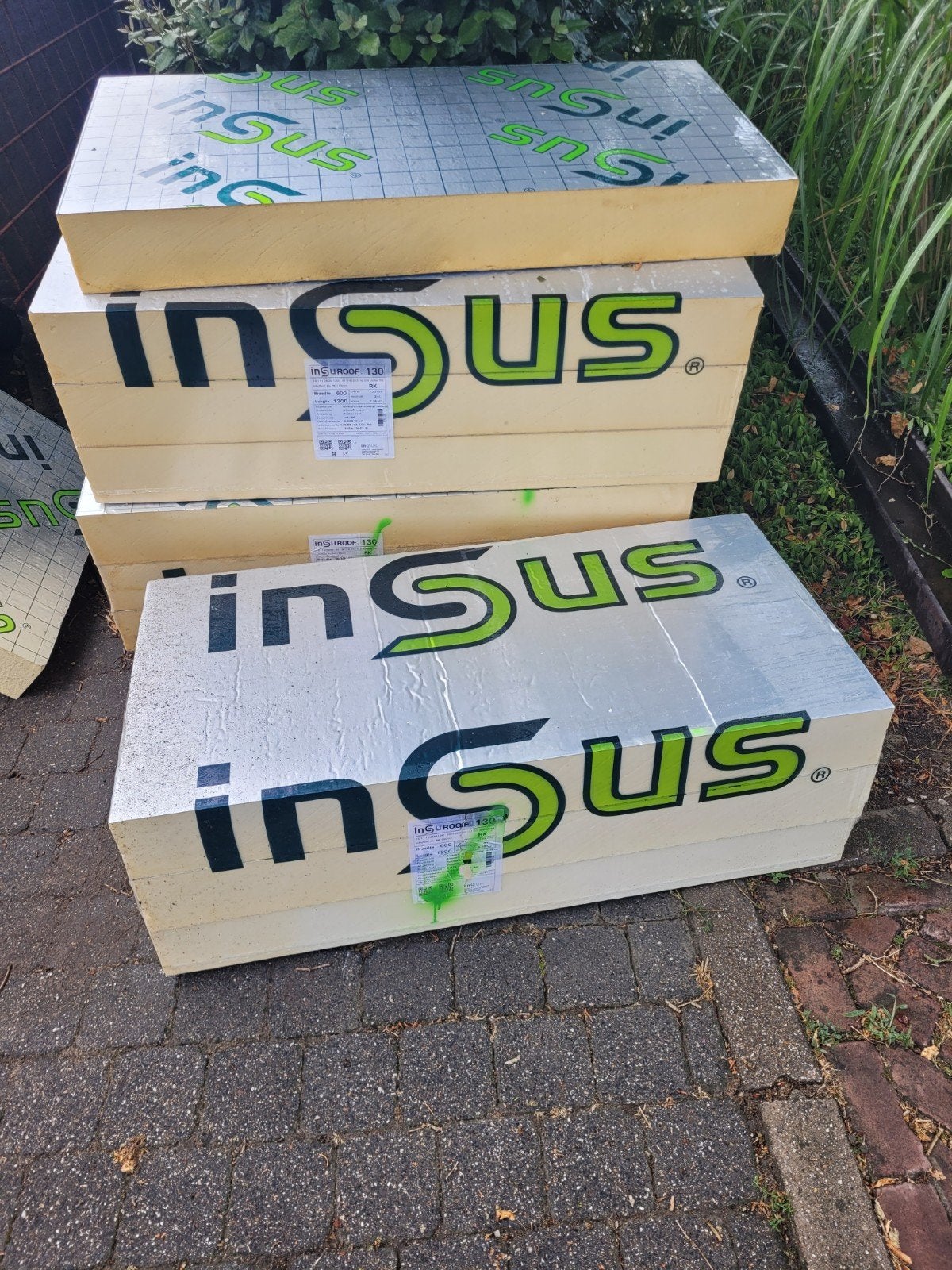 PIR Isolatieplaten InsuRoof 130mm - Dakisolatie, 10 tot 15 m², 12 cm of meer, Zo goed als nieuw, Hardschuim (Pir)