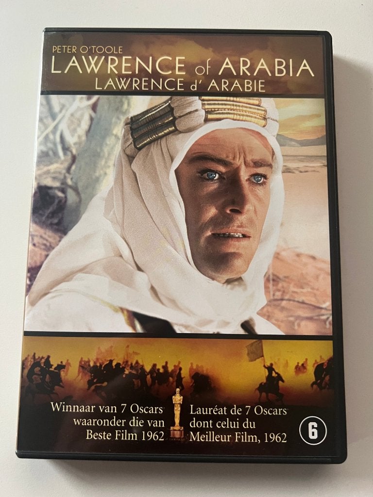 Lawrence of Arabia DVD 1962 O'Toole, Ophalen of Verzenden, 1960 tot 1980, Gebruikt, Actie en Avontuur