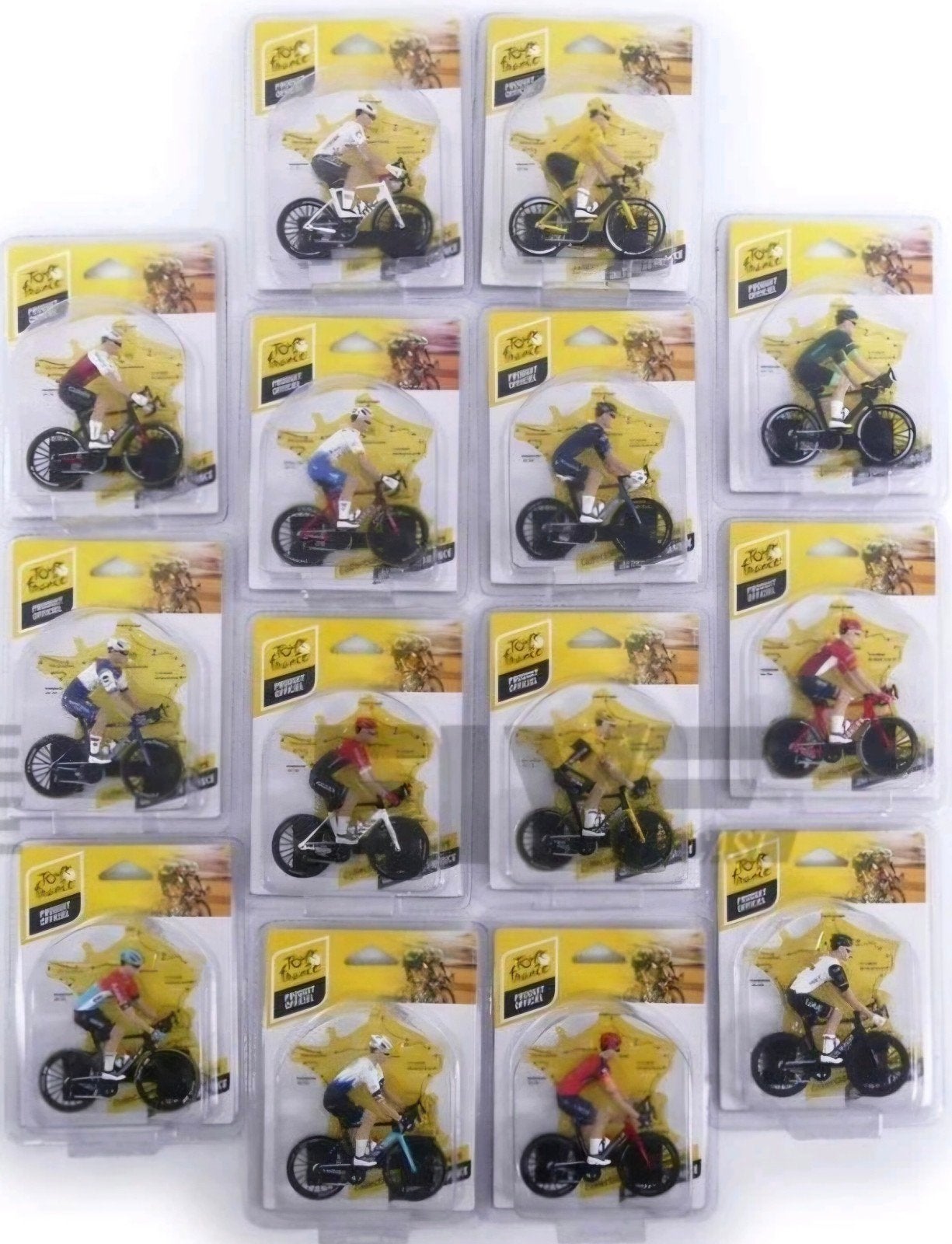 Set van 14 Solido Tour de France wielrenners 1/18 TDF, Ophalen of Verzenden, Nieuw, Overige typen, Solido
