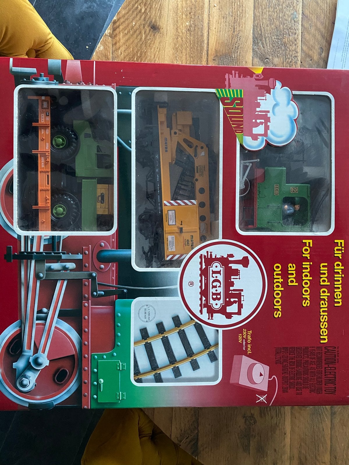 LGB Treinset 70402 - The Big Train - Nieuw in doos, Hobby en Vrije tijd, Modeltreinen | H0, Ophalen, Treinset, Gelijkstroom, Nieuw