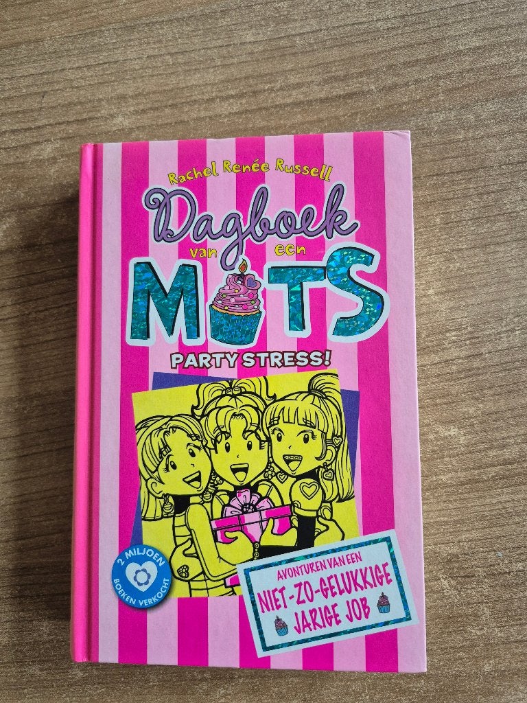 Dagboek van een muts 13 - Partystress! Rachel Renée Russell, Boeken, Rachel Renée Russell, Ophalen of Verzenden, Zo goed als nieuw