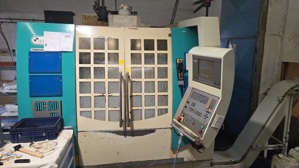 Machining center (vertical) TRENS MC 100 VA, Ophalen, Gebruikt, Metaal, Machine