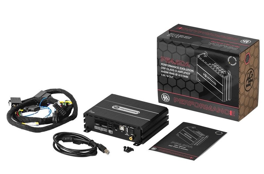 DLS Performance Evolution PE4.8DA DSP versterker 4 kanaals, Auto diversen, Ophalen of Verzenden, Nieuw