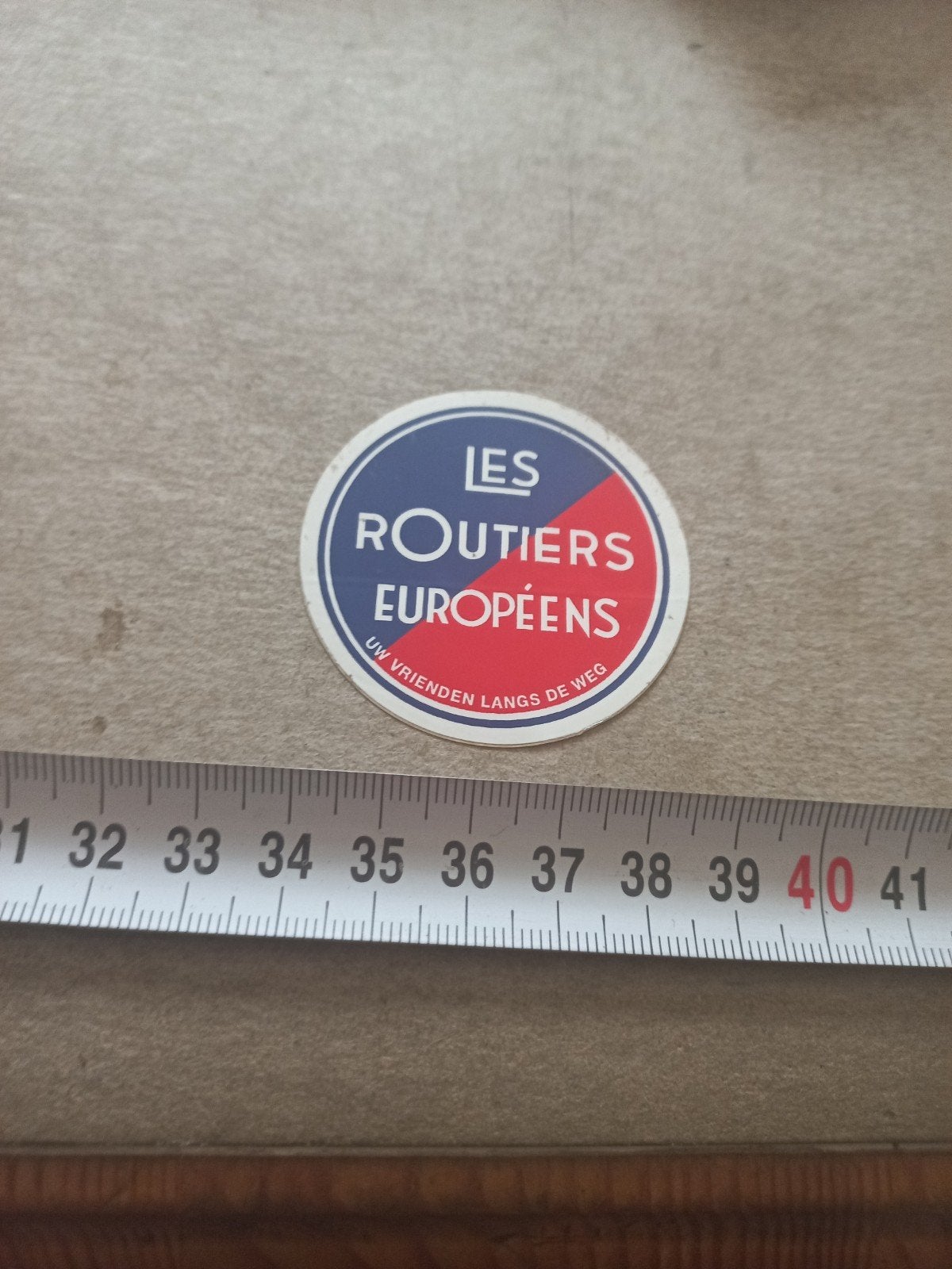 Les routiers europeens, Verzamelen, Stickers, Ophalen of Verzenden, Zo goed als nieuw