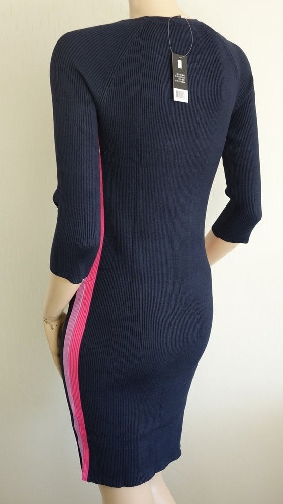 nieuwe aansluitende lange trui/jurk met rose streep, Maat 38/40 (M), Nieuw, Esmara, Boven de knie