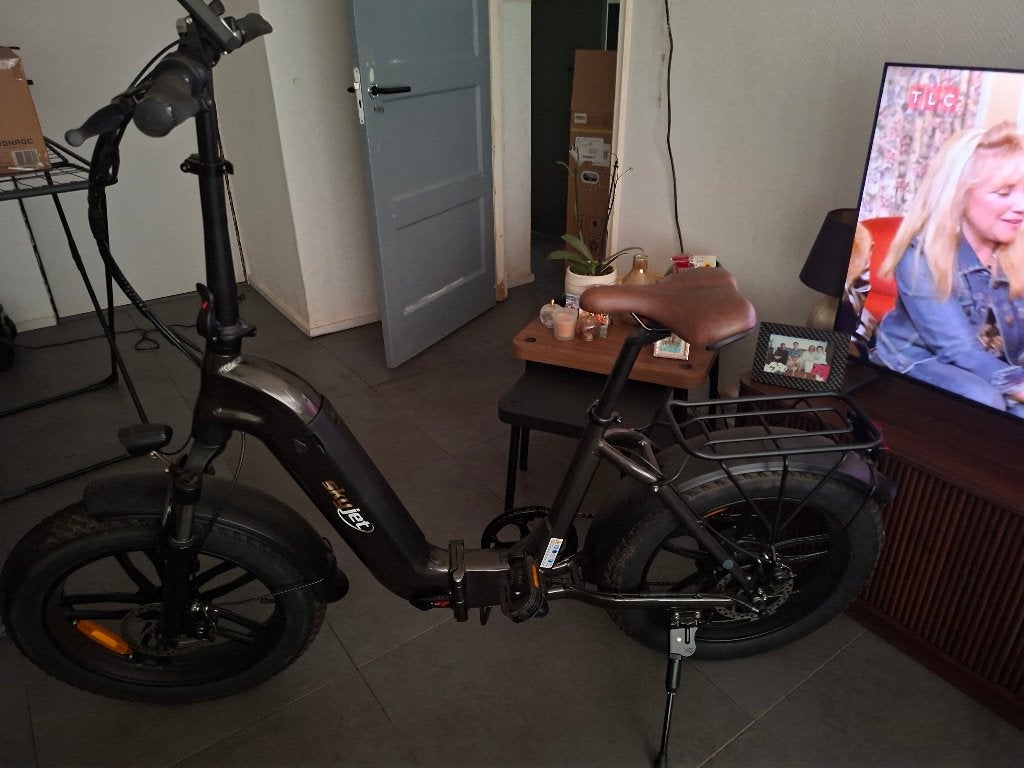 Fatbike opvouwbaar, Fietsen en Brommers, Elektrische fietsen, Zo goed als nieuw, 47 tot 51 cm, 30 tot 50 km per accu, Ophalen