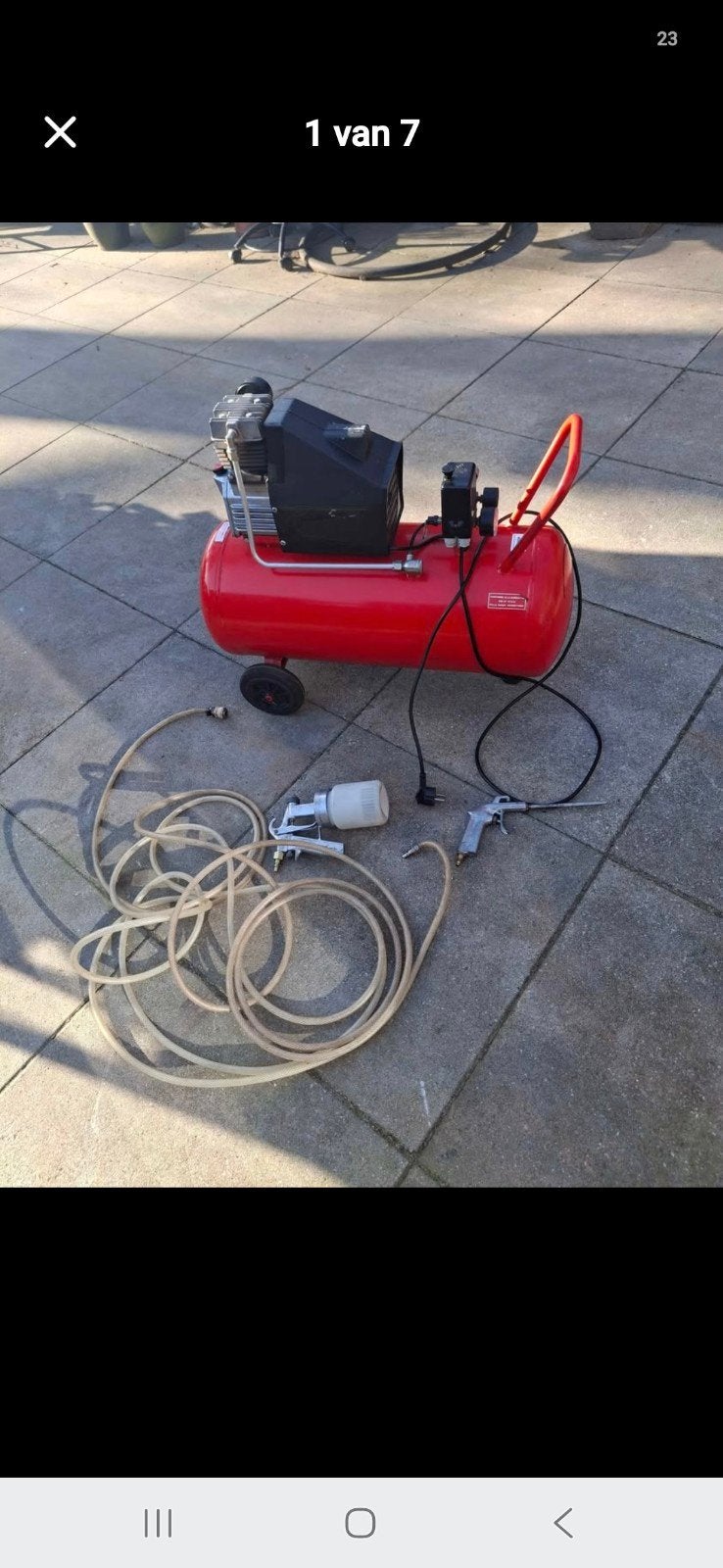 zeer stille 50 liter compressor, Doe-het-zelf en Verbouw, Compressors, 25 tot 100 liter, Ophalen, 200 tot 400 liter/min