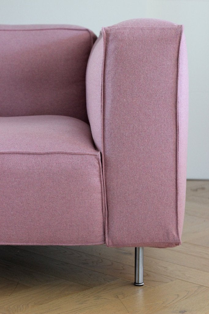 Gelderland 6400 2,5-zits roze, Huis en Inrichting, Ophalen, Diba Design, 75 tot 100 cm, Rechte bank