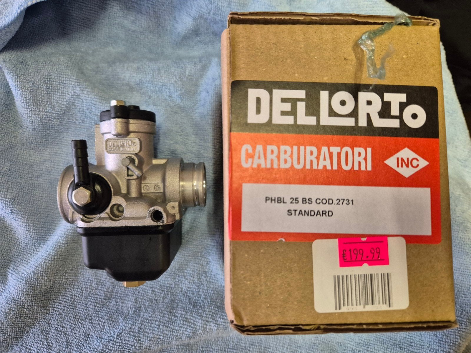 dellorto 25mm carburateur nieuw, Ophalen of Verzenden, Nieuw, Carburateur, Dellorto, Mikuni