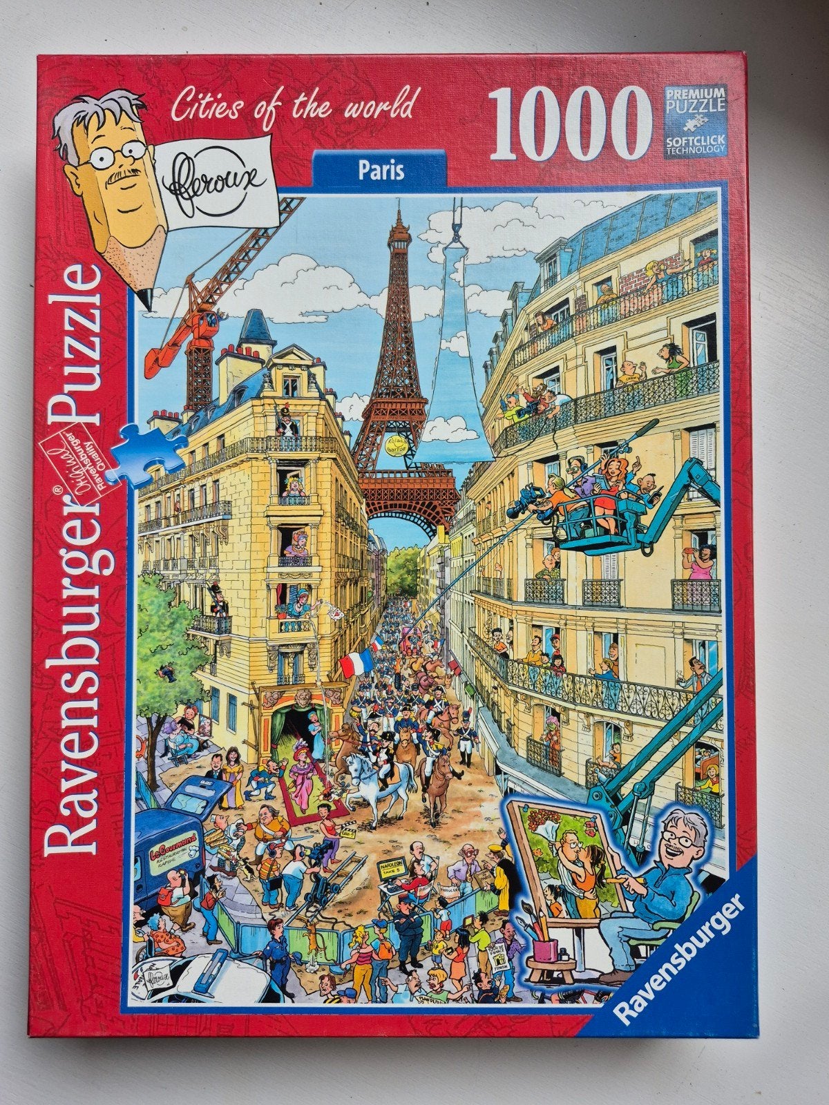 Ravensburger puzzle Parijs. 1000 stukjes. Compleet., Ophalen, 500 t/m 1500 stukjes, Zo goed als nieuw