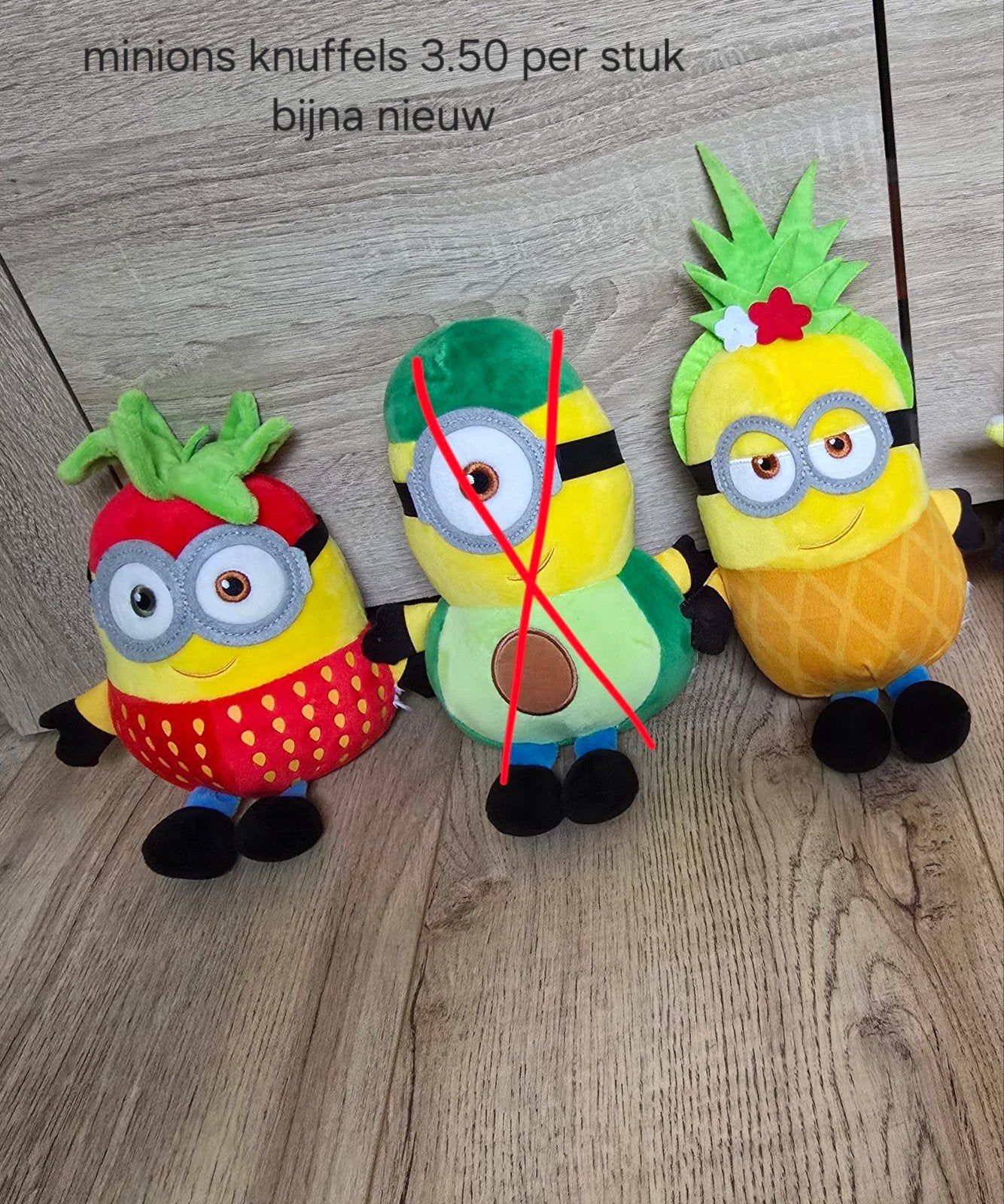 Minions knuffels van Dekamarkt in prima staat, Dekamarkt, Ophalen
