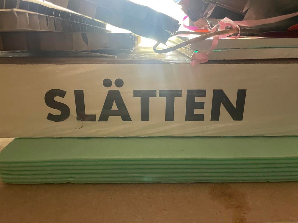 IKEA SLÄTTEN laminaat, nieuw in verpakking, Huis en Inrichting, Stoffering | Vloerbedekking, Ophalen, Nieuw, Overige kleuren, Laminaat
